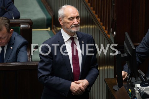  17.10.2025 WARSZAWA SEJM <br />
POSIEDZENIE SEJMU RP<br />
N/Z ANTONI MACIEREWICZ<br />
FOT. MARCIN BANASZKIEWICZ / FOTONEWS  
