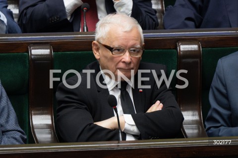 17.10.2025 WARSZAWA SEJM <br />
POSIEDZENIE SEJMU RP<br />
N/Z JAROSLAW KACZYNSKI<br />
FOT. MARCIN BANASZKIEWICZ / FOTONEWS  