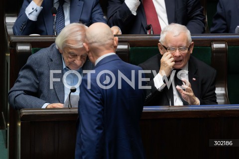  17.10.2025 WARSZAWA SEJM <br />
POSIEDZENIE SEJMU RP<br />
N/Z JAROSLAW KACZYNSKI<br />
FOT. MARCIN BANASZKIEWICZ / FOTONEWS  