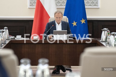 Posiedzenie Rady Ministrów w Warszawie