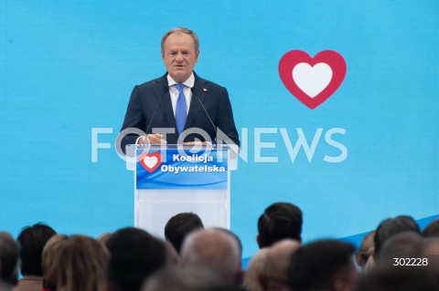  25.10.2025 WARSZAWA <br />
KONWENCJA PLATFORMY OBYWATELSKIEJ<br />
N/Z PREMIER DONALD TUSK<br />
 
