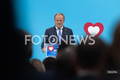  25.10.2025 WARSZAWA <br />
KONWENCJA PLATFORMY OBYWATELSKIEJ<br />
N/Z PREMIER DONALD TUSK<br />
 