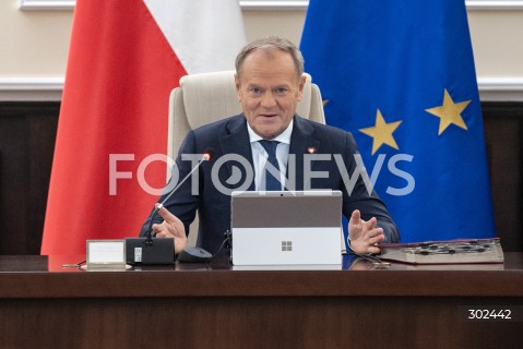  04.11.2025 WARSZAWA<br />
POSIEDZENIE RADY MINISTROW<br />
N/Z PREMIER DONALD TUSK<br />
 