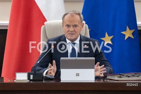 Posiedzenie Rady Ministrów w Warszawie