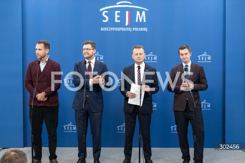  05.11.2025 WARSZAWA<br />
DZIEN W SEJMIE<br />
N/Z MARIUSZ BLASZCZAK SEBASTIAN KALETA JAN KANTHAK ANDRZEJ SLIWKA<br />
 