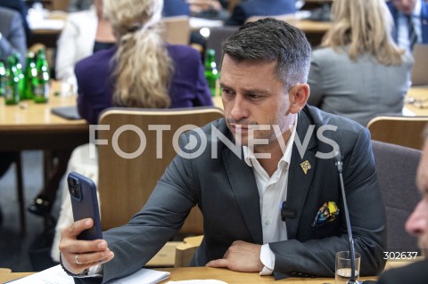  06.11.2025 WARSZAWA<br />
POSIEDZENIE KOMISJI REGULAMINOWEJ W SPRAWIE IMMUNITETU ZBIGNIEWA ZIOBRY<br />
N/Z PAWEL SLIZ<br />
 