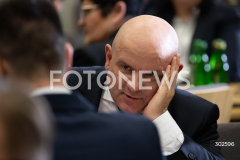  06.11.2025 WARSZAWA<br />
POSIEDZENIE KOMISJI REGULAMINOWEJ WS. IMMUNITETU ZBIGNIEWA ZIOBRY<br />
N/Z MARIUSZ GOSEK<br />
FOT. MARCIN BANASZKIEWICZ / FOTONEWS  