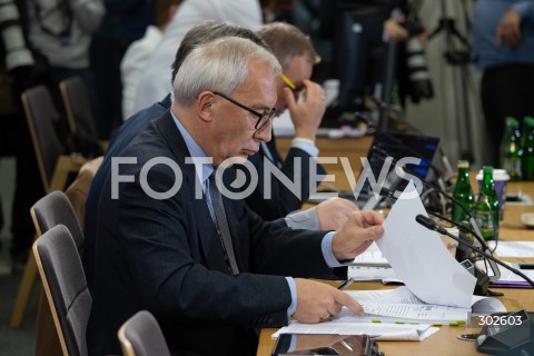  06.11.2025 WARSZAWA<br />
POSIEDZENIE KOMISJI REGULAMINOWEJ WS. IMMUNITETU ZBIGNIEWA ZIOBRY<br />
N/Z KAZIMIERZ SMOLINSKI<br />
FOT. MARCIN BANASZKIEWICZ / FOTONEWS  