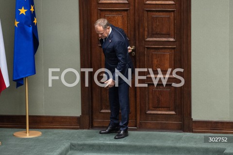  07.11.2025 WARSZAWA SEJM <br />
POSIEDZENIE SEJMU <br />
N/Z PREMIER DONALD TUSK<br />
 