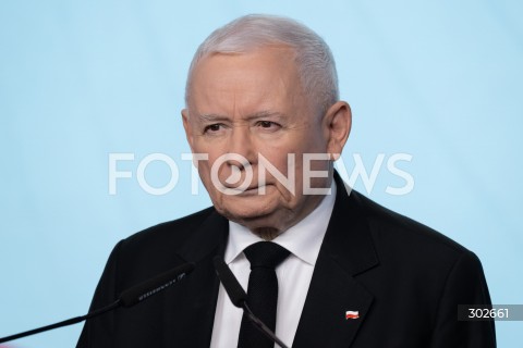  07.11.2025 WARSZAWA<br />
OSWIADCZENIE PREZESA PIS JAROSLAWA KACZYNSKIEGO<br />
N/Z JAROSLAW KACZYNSKI<br />
FOT. MARCIN BANASZKIEWICZ / FOTONEWS  