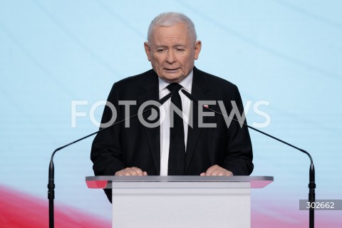  07.11.2025 WARSZAWA<br />
OSWIADCZENIE PREZESA PIS JAROSLAWA KACZYNSKIEGO<br />
N/Z JAROSLAW KACZYNSKI<br />
FOT. MARCIN BANASZKIEWICZ / FOTONEWS  