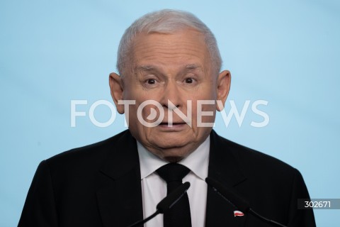  07.11.2025 WARSZAWA<br />
OSWIADCZENIE PREZESA PIS JAROSLAWA KACZYNSKIEGO<br />
N/Z JAROSLAW KACZYNSKI<br />
FOT. MARCIN BANASZKIEWICZ / FOTONEWS  