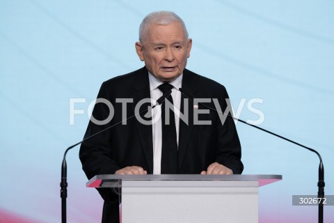  07.11.2025 WARSZAWA<br />
OSWIADCZENIE PREZESA PIS JAROSLAWA KACZYNSKIEGO<br />
N/Z JAROSLAW KACZYNSKI<br />
FOT. MARCIN BANASZKIEWICZ / FOTONEWS  