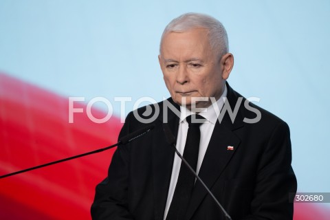  07.11.2025 WARSZAWA<br />
OSWIADCZENIE PREZESA PIS JAROSLAWA KACZYNSKIEGO<br />
N/Z JAROSLAW KACZYNSKI<br />
FOT. MARCIN BANASZKIEWICZ / FOTONEWS  