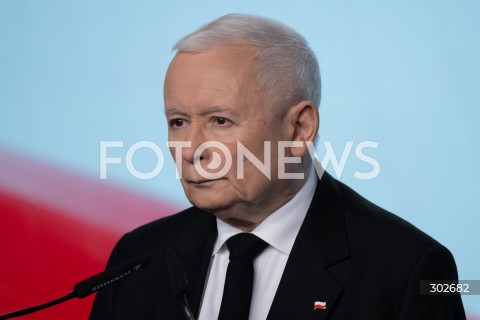  07.11.2025 WARSZAWA<br />
OSWIADCZENIE PREZESA PIS JAROSLAWA KACZYNSKIEGO<br />
N/Z JAROSLAW KACZYNSKI<br />
FOT. MARCIN BANASZKIEWICZ / FOTONEWS  