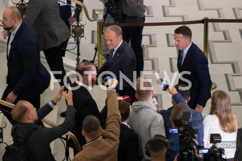  07.11.2025 WARSZAWA SEJM <br />
POSIEDZENIE SEJMU RP<br />
N/Z PREMIER DONALD TUSK ADAM SZLAPKA <br />
 