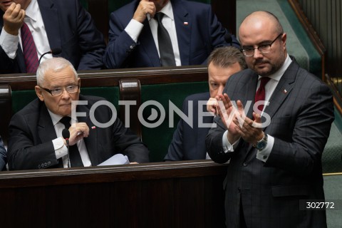  07.11.2025 WARSZAWA SEJM <br />
POSIEDZENIE SEJMU RP<br />
N/Z PAWEL JABLONSKI JAROSLAW KACZYNSKI<br />
 