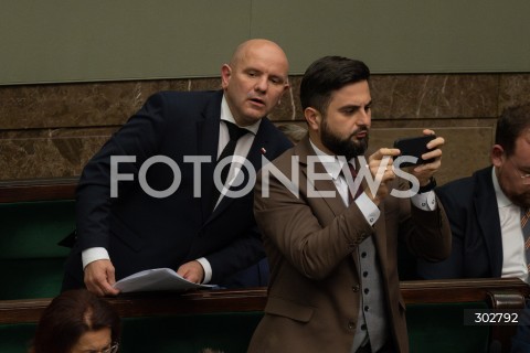  07.11.2025 WARSZAWA SEJM <br />
POSIEDZENIE SEJMU RP<br />
N/Z MARIUSZ GOSEK NORBERT KACZMARCZYK<br />
 