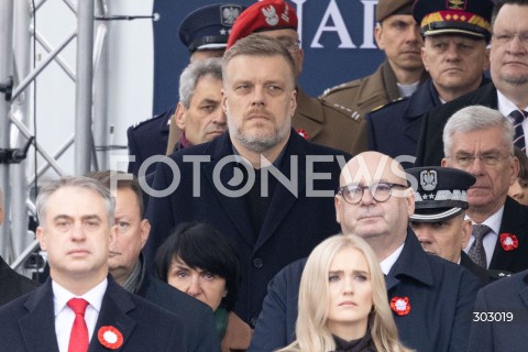  WARSZAWA 11.11.2025<br />
OBCHODY NARODOWEGO SWIETA NIEPODLEGLOSCI W WARSZAWIE<br />
NZ. ADRIAN ZANDBERG<br />
FOT. ANTONI BYSZEWSKI/FOTONEWS 