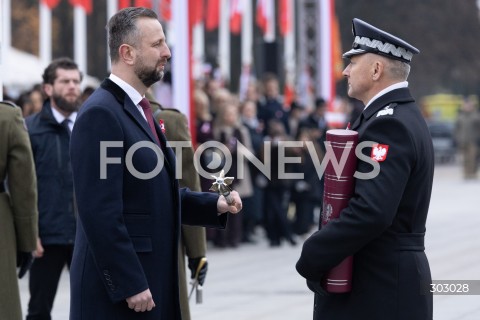  WARSZAWA 11.11.2025<br />
OBCHODY NARODOWEGO SWIETA NIEPODLEGLOSCI W WARSZAWIE<br />
NZ. WLADYSLAW KOSINIAK KAMYSZ<br />
FOT. ANTONI BYSZEWSKI/FOTONEWS 