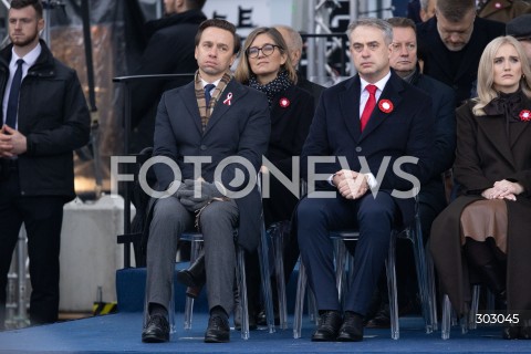  WARSZAWA 11.11.2025<br />
OBCHODY NARODOWEGO SWIETA NIEPODLEGLOSCI W WARSZAWIE<br />
NZ. KRZYSZTOF BOSAK KRZYSZTOF GAWKOWSKI<br />
FOT. ANTONI BYSZEWSKI/FOTONEWS 
