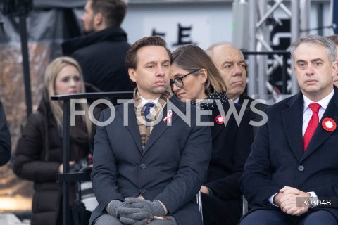  WARSZAWA 11.11.2025<br />
OBCHODY NARODOWEGO SWIETA NIEPODLEGLOSCI W WARSZAWIE<br />
NZ. KRZYSZTOF BOSAK<br />
FOT. ANTONI BYSZEWSKI/FOTONEWS 