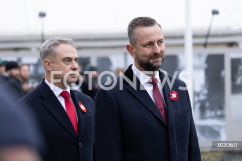  WARSZAWA 11.11.2025<br />
OBCHODY NARODOWEGO SWIETA NIEPODLEGLOSCI W WARSZAWIE<br />
NZ. KRZYSZTOF GAWKOWSKI WLADYSLAW KOSINIAK KAMYSZ<br />
FOT. ANTONI BYSZEWSKI/FOTONEWS 