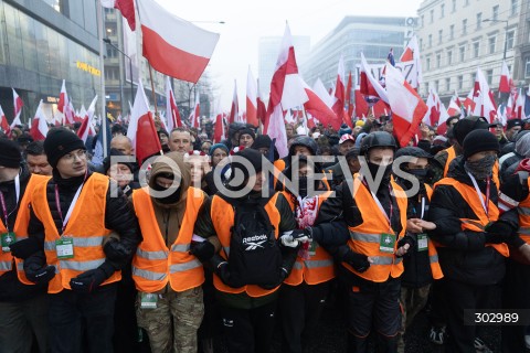  WARSZAWA 11.11.2025<br />
MARSZ NIEPODLEGLOSCI W WARSZAWIE<br />
NZ. CZOLO MARSZU<br />
FOT. ANTONI BYSZEWSKI/FOTONEWS 