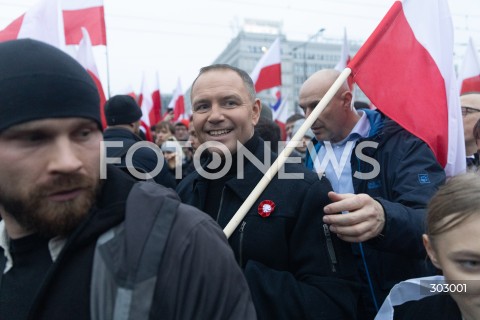  WARSZAWA 11.11.2025<br />
MARSZ NIEPODLEGLOSCI W WARSZAWIE<br />
NZ. PREZYDENT RP KAROL NAWROCKI<br />
FOT. ANTONI BYSZEWSKI/FOTONEWS 
