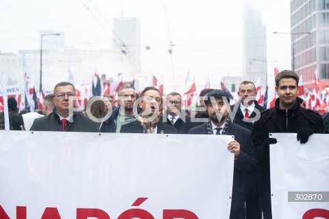  11.11.2025 WARSZAWA<br />
MARSZ NIEPODLEGLOSCI<br />
N/Z KRZYSZTOF BOSAK MICHAL URBANIAK<br />
 
