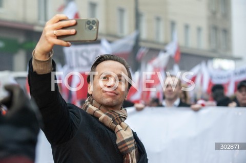  11.11.2025 WARSZAWA<br />
MARSZ NIEPODLEGLOSCI<br />
N/Z KRZYSZTOF BOSAK<br />
 