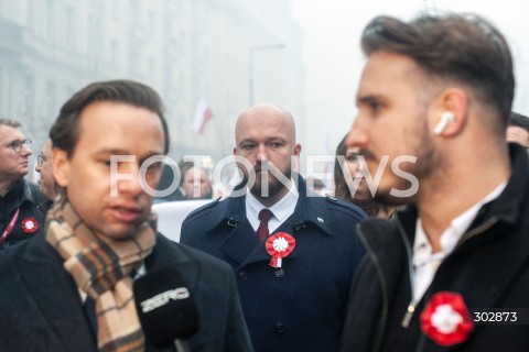  11.11.2025 WARSZAWA<br />
MARSZ NIEPODLEGLOSCI<br />
N/Z WITOLD TUMANOWICZ KRZYSZTOF BOSAK <br />
 