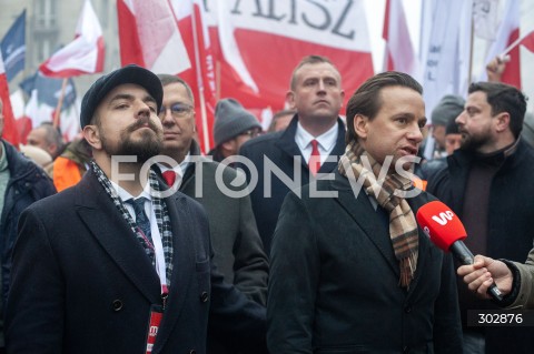  11.11.2025 WARSZAWA<br />
MARSZ NIEPODLEGLOSCI<br />
N/Z KRZYSZTOF BOSAK MICHAL URBANIAK<br />
 