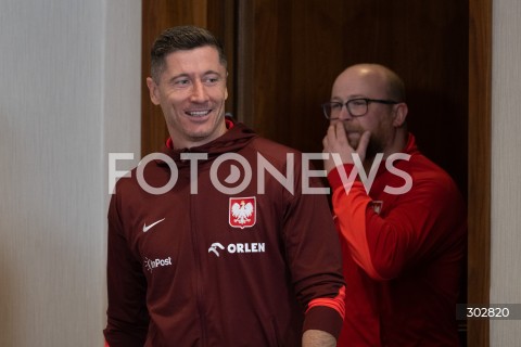  11.11.2025 WARSZAWA<br />
KONFERENCJA PRASOWA REPREZENTACJI POLSKI PILKARZY<br />
N/Z ROBERT LEWANDOWSKI<br />
FOT. MARCIN BANASZKIEWICZ / FOTONEWS  