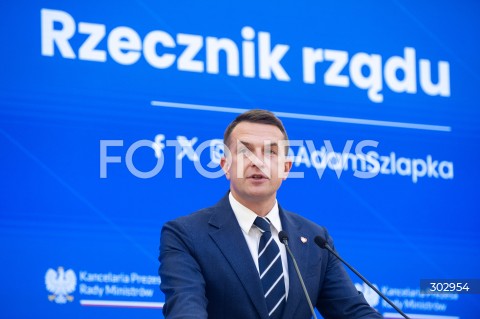 Konferencja po Posiedzeniu Rady Ministrów w Warszawie