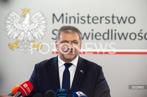  12.11.2025 WARSZAWA<br />
KONFERENCJA MINISTRA SPRAWIEDLIWOSCI<br />
N/Z WALDEMAR ZUREK<br />
 