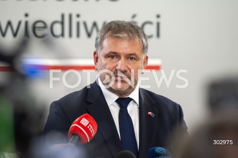 Konferencja ministra sprawiedliwości Waldemara Żurka w Warszawie