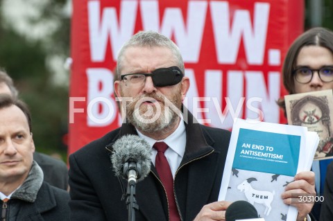  14.11.2025 WARSZAWA<br />
KONFERENCJA KONFEDERACJI KORONY POLSKIEJ<br />
N/Z GRZEGORZ BRAUN<br />
 