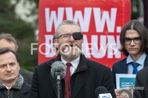  14.11.2025 WARSZAWA<br />
KONFERENCJA KONFEDERACJI KORONY POLSKIEJ<br />
N/Z GRZEGORZ BRAUN<br />
 