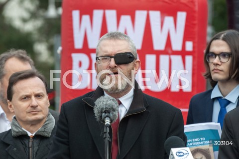  14.11.2025 WARSZAWA<br />
KONFERENCJA KONFEDERACJI KORONY POLSKIEJ<br />
N/Z GRZEGORZ BRAUN<br />
 