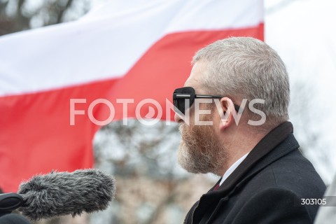  14.11.2025 WARSZAWA<br />
KONFERENCJA KONFEDERACJI KORONY POLSKIEJ<br />
N/Z GRZEGORZ BRAUN<br />
 
