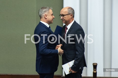  18.11.2025 WARSZAWA SEJM <br />
POSIEDZENIE SEJMU<br />
N/Z WLODZIMIERZ CZARZASTY KRZYSZTOF GAWKOWSKI<br />
 