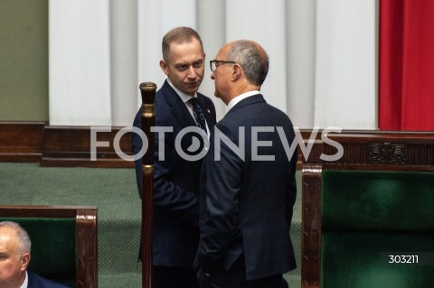  18.11.2025 WARSZAWA SEJM <br />
POSIEDZENIE SEJMU<br />
N/Z WLODZIMIERZ CZARZASTY CEZARY TOMCZYK<br />
 