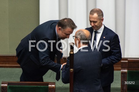  18.11.2025 WARSZAWA SEJM <br />
POSIEDZENIE SEJMU<br />
N/Z CEZARY TOMCZYK MARCIN KIERWINSKI WLODZIMIERZ CZARZASTY<br />
 