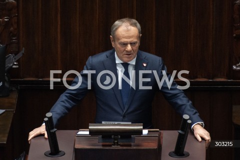  18.11.2025 WARSZAWA SEJM <br />
POSIEDZENIE SEJMU<br />
N/Z PREMIER DONALD TUSK<br />
 
