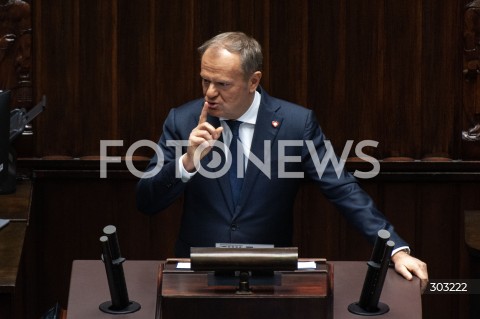  18.11.2025 WARSZAWA SEJM <br />
POSIEDZENIE SEJMU<br />
N/Z PREMIER DONALD TUSK<br />
 