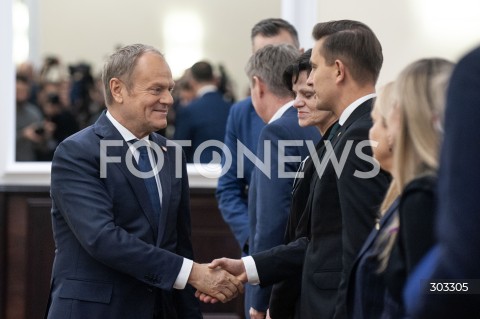  19.11.2025 WARSZAWA<br />
POSIEDZENIE RADY MINISTROW<br />
N/Z PREMIER DONALD TUSK ARKADIUSZ MYRCHA<br />
 