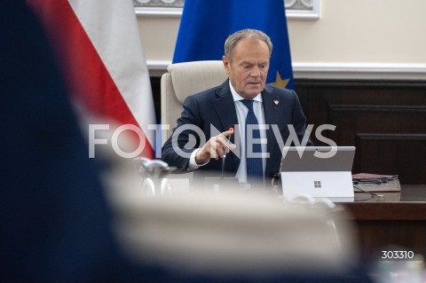  19.11.2025 WARSZAWA<br />
POSIEDZENIE RADY MINISTROW<br />
N/Z PREMIER DONALD TUSK<br />
 