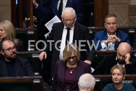  21.11.2025 WARSZAWA SEJM <br />
POSIEDZENIE SEJMU RP<br />
N/Z JAROSLAW KACZYNSKI<br />
FOT. MARCIN BANASZKIEWICZ / FOTONEWS  