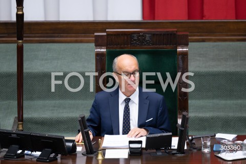  21.11.2025 WARSZAWA SEJM <br />
POSIEDZENIE SEJMU RP<br />
N/Z MARSZALEK WLODZIMIERZ CZARZASTY<br />
FOT. MARCIN BANASZKIEWICZ / FOTONEWS  
